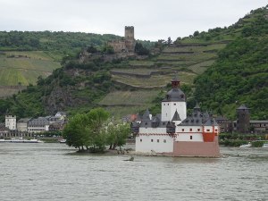 An idyllic view of the Rhine