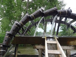 A water wheel outside of Nuremberg
