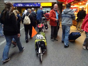 Jeff and the beast at Hamburg Central Station