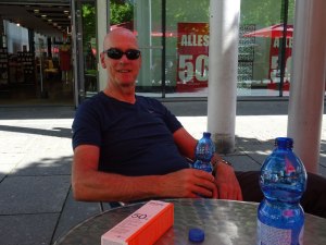 Jeff relaxing in Dresden