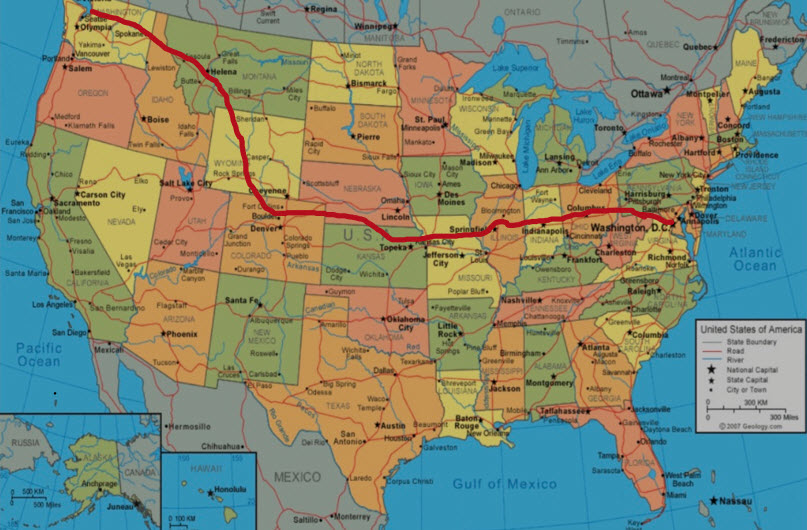 2019-Cross Country Map